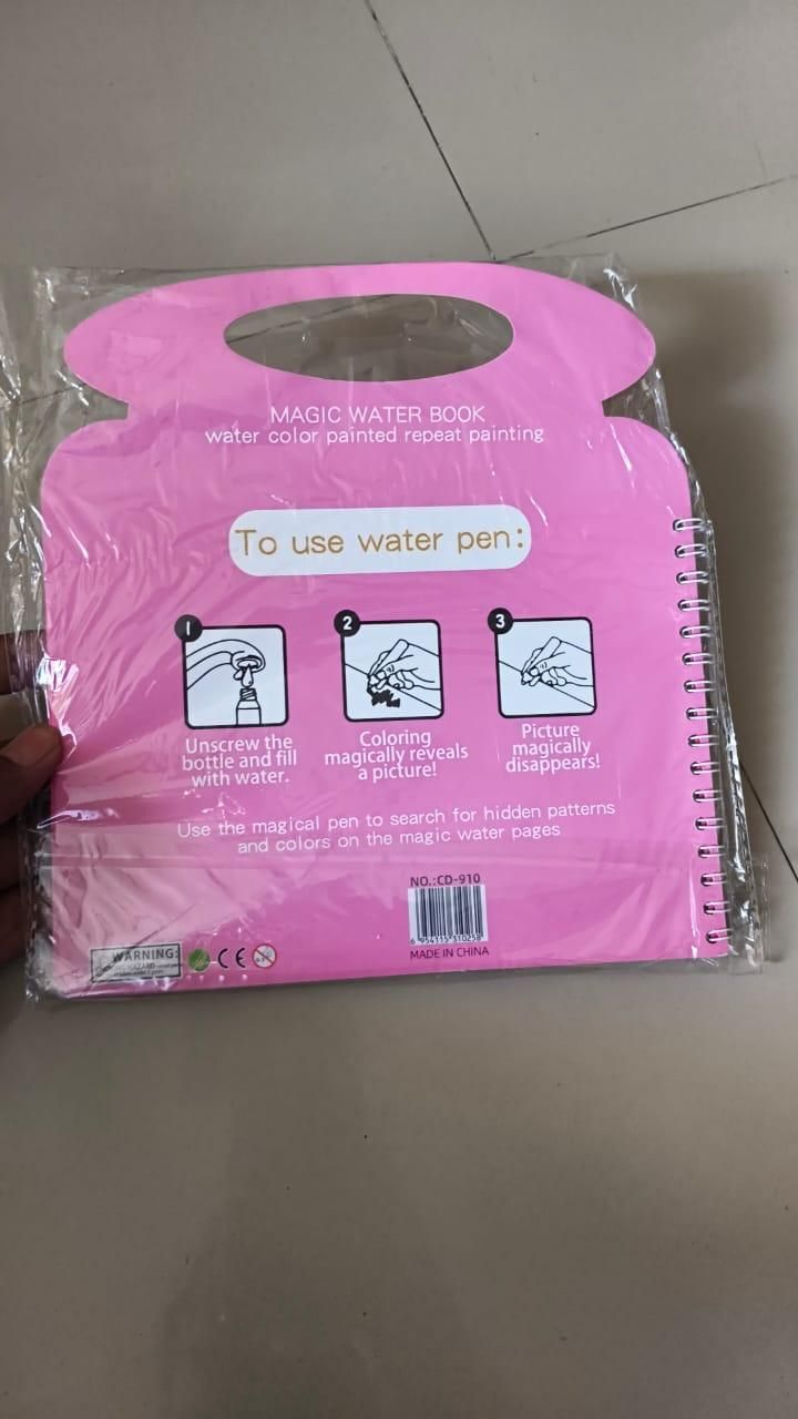 Quick Dry Water Coloring Book Doodle with Magic Pen - Gravidaa - 